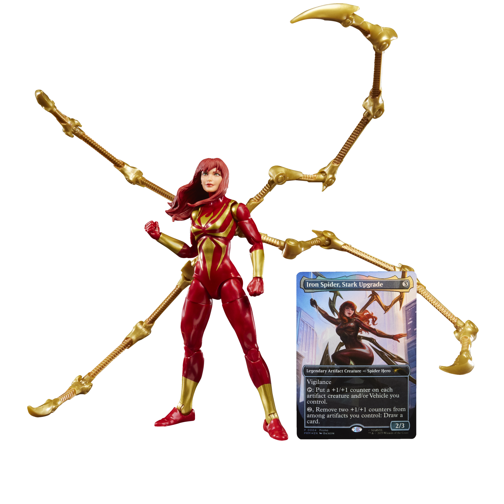 MARVEL CLASSIC LEGENDS - MAGIC: THE GATHERING MARY JANE IN IRON SPIDER SUIT MARVEL CLASSIC LEGENDS - MAGIC: THE GATHERING MARY JANE IN IRON SPIDER SUIT
