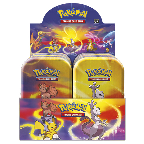 POKEMON MINI TIN DA COLLEZIONE PRODIGI DI KANTO - ESPOSITORE 10 PZ POKEMON MINI TIN DA COLLEZIONE PRODIGI DI KANTO - ESPOSITORE 10 PZ