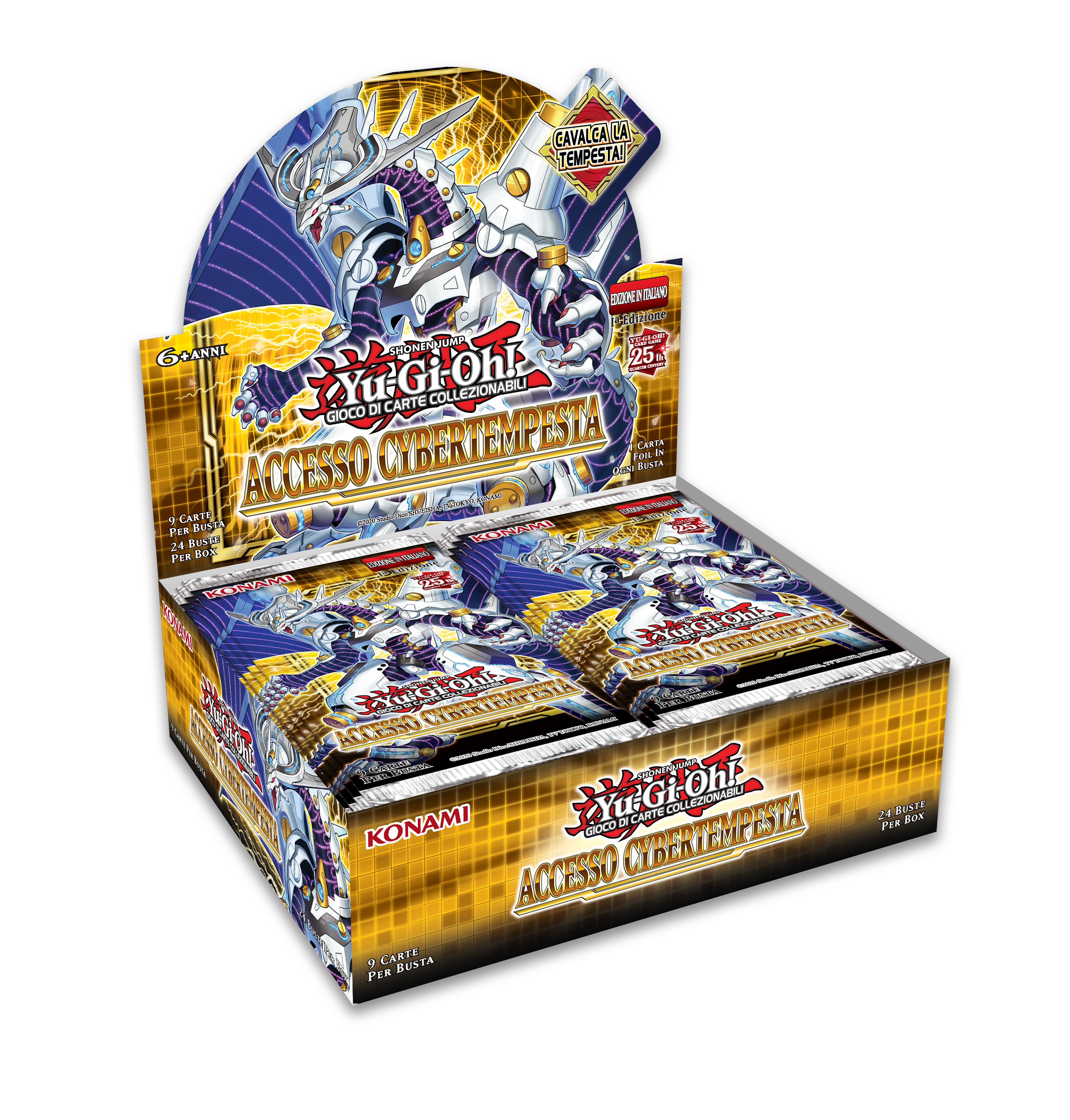 ACCESSO CYBERTEMPESTA - MEZZO BOX - 12 BUSTE ITALIANO - 1^ EDIZIONE ACCESSO CYBERTEMPESTA - MEZZO BOX - 12 BUSTE ITALIANO - 1^ EDIZIONE