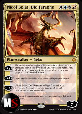 NICOL BOLAS, DIO FARAONE - FOIL PRERELEASE