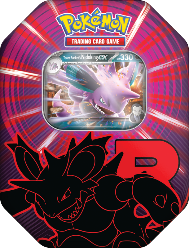 TIN DA COLLEZIONE TEAM ROCKET: NIDOKING-EX DEL TEAM ROCKET