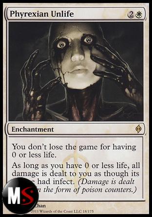 Magic: The Gathering – Phyrexian Unlife (Non Vita Di Phyrexia) – Carta Rara Da New Phyrexia (NPH), Singola MTG
