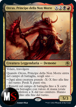 ORCUS, PRINCIPE DELLA NON MORTE