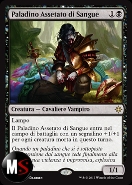 PALADINO ASSETATO DI SANGUE