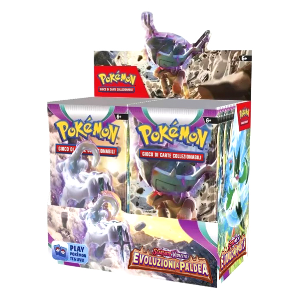 POKEMON SCARLATTO E VIOLETTO - EVOLUZIONI A PALDEA - 10 BUSTE ITA