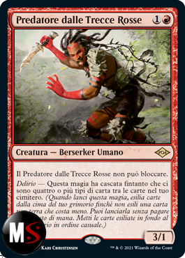 PREDATORE DALLE TRECCE ROSSE