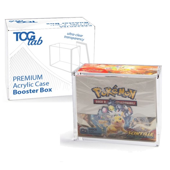 TCGLAB - PREMIUM CASE MAGNETICO N50 ULTRA TRASPARENTE - BOOSTER PK - (TL034)
