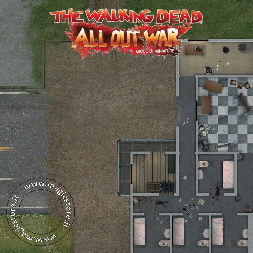 TWD - LA PRIGIONE DELUXE MAT - ACCESSORIO - WAVE 3