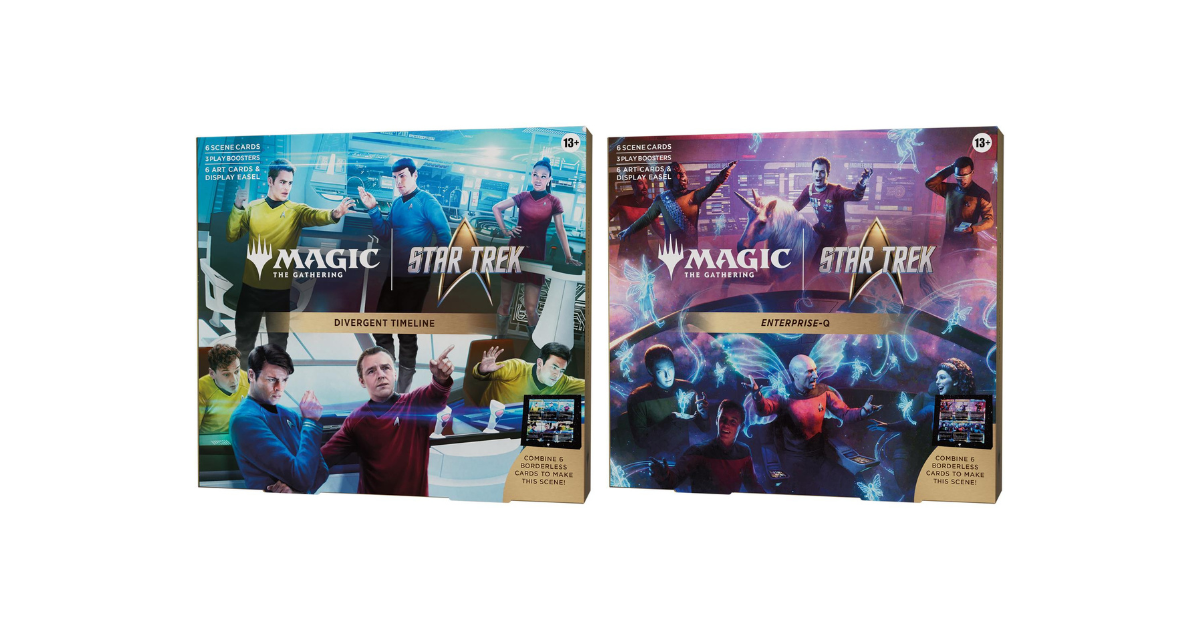 STAR TREK SCENE BOX DISPLAY ENG MAGIC THE GATHERING (2 SCENE)