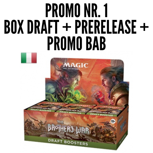 LA GUERRA DEI FRATELLI - PROMO 1 - BOX 36 BUSTE + PRERELEASE PACK - ITA