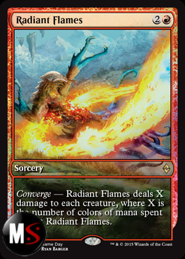 FIAMME RAGGIANTI - FOIL FULL ART GAMES DAY BFZ