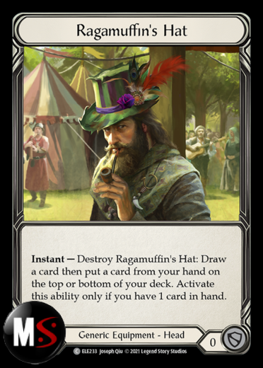 RAGAMUFFIN'S HAT RAGAMUFFIN'S HAT