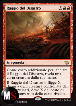 RAGGIO DEL DISASTRO