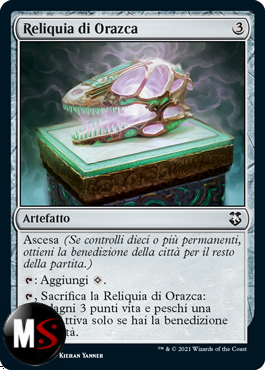 RELIQUIA DI ORAZCA