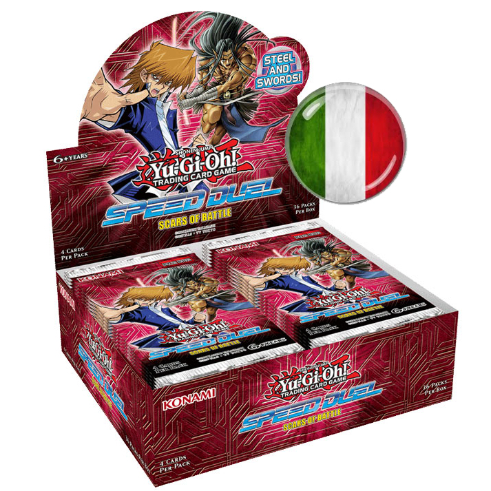 SPEED DUEL PACK - CICATRICI DI BATTAGLIA - MEZZO BOX 18 BUSTE ITA SPEED DUEL PACK - CICATRICI DI BATTAGLIA - MEZZO BOX 18 BUSTE ITA