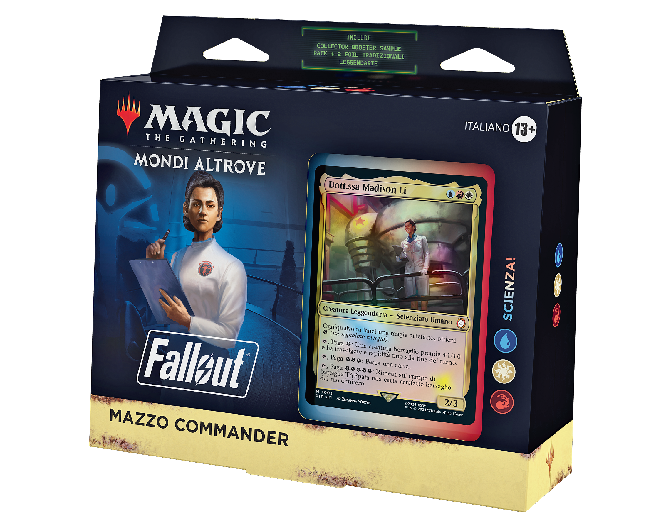 FALLOUT - SCIENZA! COMMANDER DECK - 1 DECK - ITA FALLOUT - SCIENZA! COMMANDER DECK - 1 DECK - ITA