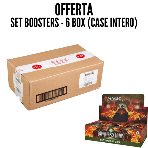 THE BROTHERS WAR / LA GUERRA DEI FRATELLI - SET BOOSTER DISPLAY - 6 BOX (1 CASSA) - ITALIANO THE BROTHERS WAR / LA GUERRA DEI FRATELLI - SET BOOSTER DISPLAY - 6 BOX (1 CASSA) - ITALIANO