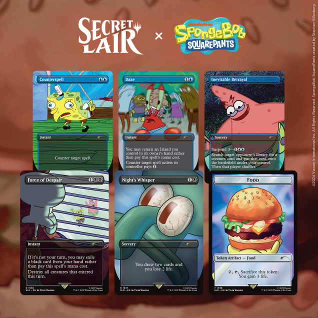 SECRET LAIR X SPONGEBOB SQUAREPANTS: INTERNET SENSATION SECRET LAIR X SPONGEBOB SQUAREPANTS: INTERNET SENSATION