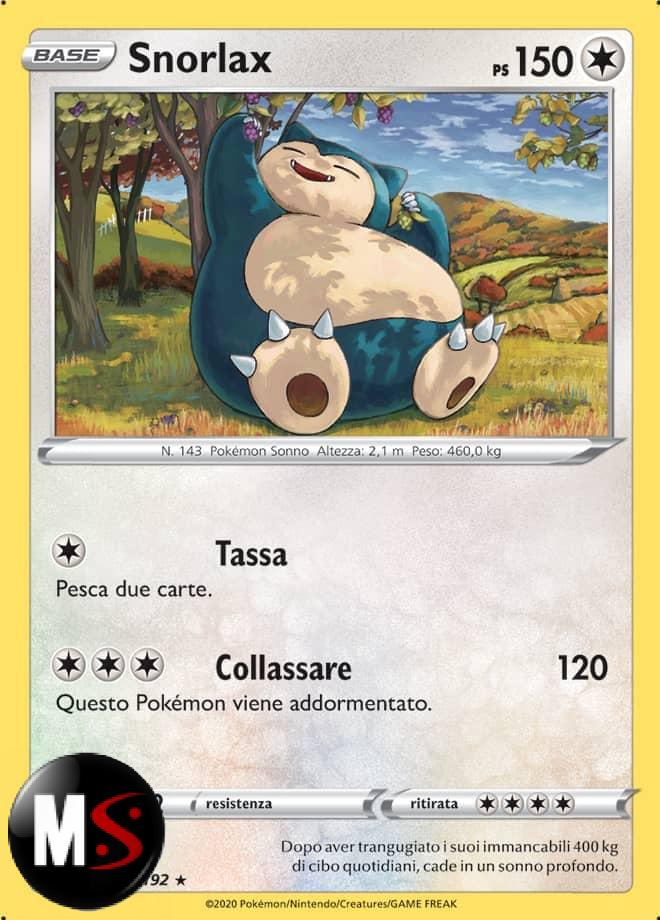 SNORLAX (REVERSE FOIL)