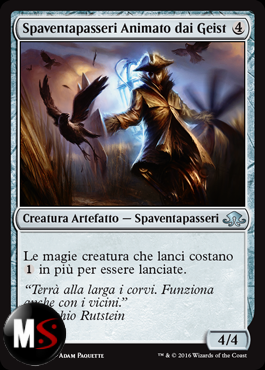 SPAVENTAPASSERI ANIMATO DAI GEIST