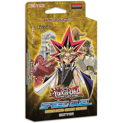 STARTER DECK SPEED DUEL - 1 MAZZO MAESTRI DEL DESTINO - YUGI + ISHTAR + PEGASUS CONFEZIONE ROVINATA