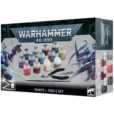 WARHAMMER 40,000: SET COLORI + ATTREZZI