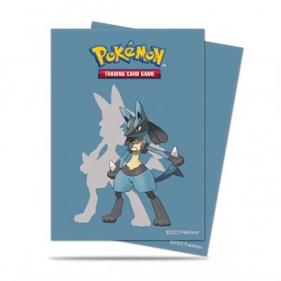 E-15856 LUCARIO - DECK PROTECTOR SLEEVES FOR POKEMON 65PZ