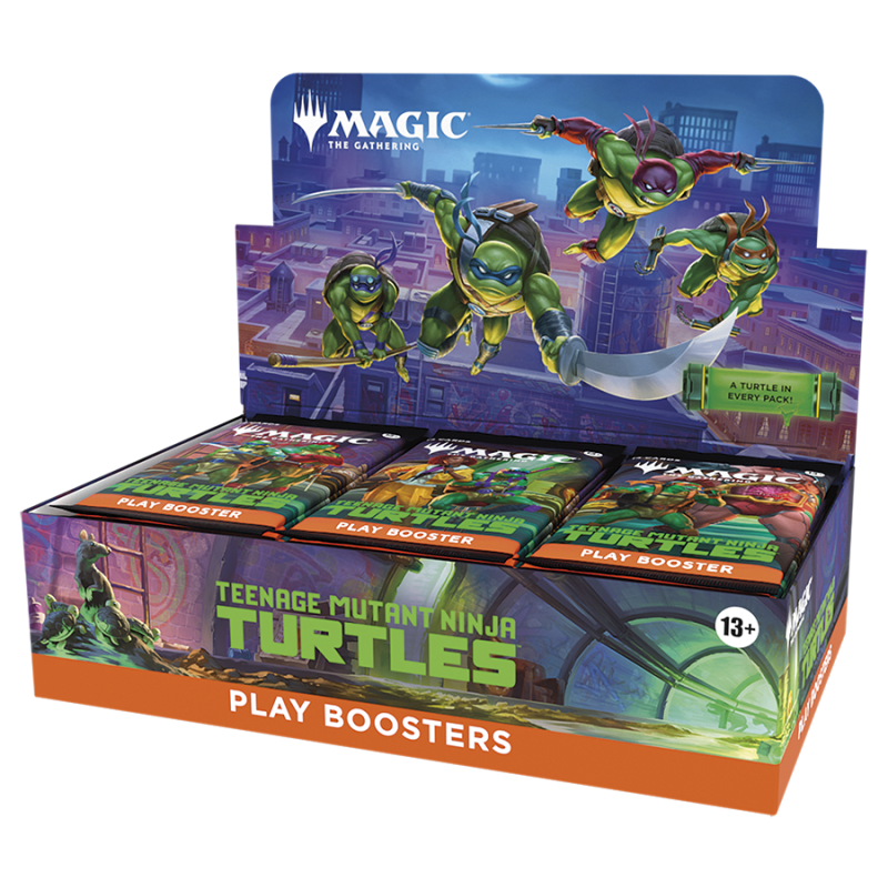 MTG - TEENAGE MUTANT NINJA TURTLES - PLAY BOOSTER DISPLAY (30 PACKS) - INGLESE MTG - TEENAGE MUTANT NINJA TURTLES - PLAY BOOSTER DISPLAY (30 PACKS) - INGLESE