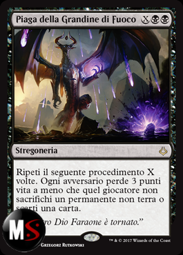 PIAGA DELLA GRANDINE DI FUOCO