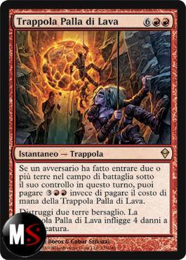 TRAPPOLA PALLA DI LAVA