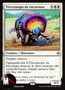 TRICERATOPO DA INCORNATA