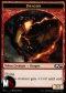 DRAGON TOKEN (RED 2/2) (M19 TOKEN)