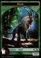 BEAST TOKEN (GREEN 3/3) (M19 TOKEN)