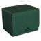 CONVERTIBLE PREMIUM DECK BOX SINGLE HORIZONTAL 100+ STANDARD SIZE CARDS - GREEN