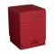 CONVERTIBLE PREMIUM DECK BOX SINGLE VERTICAL 100+ STANDARD SIZE CARDS - RED
