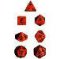 25303 SPECKLED POLYHEDRAL FIRE 7-DADI SET