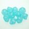27205 FROSTED TEAL/WHITE SET OF TEN D10'S