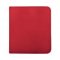 E-15743 ZIPPERED 12 POCKET PRO-BINDER RED