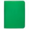 E-15901 ZIPPERED 9 POCKET PRO-BINDER GREEN