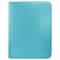 E-15904 ZIPPERED 9 POCKET PRO-BINDER LIGHT BLUE