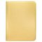 E-15905 ZIPPERED 9 POCKET PRO-BINDER YELLOW