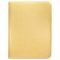 E-15905 ZIPPERED 9 POCKET PRO-BINDER YELLOW