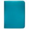 E-15906 ZIPPERED 9 POCKET PRO-BINDER TEAL