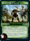 INSURREZIONE DI GARRUK SHOWCASE ART - FOIL