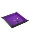 GAMEGENIC - MAGNETIC DICE TRAY - SQUARE - BLACK/PURPLE