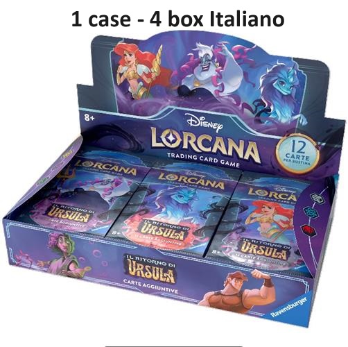 LORCANA - 1 CASE (4 BOX DA 24 BUSTE) - IL RITORNO DI URSULA - ITA
