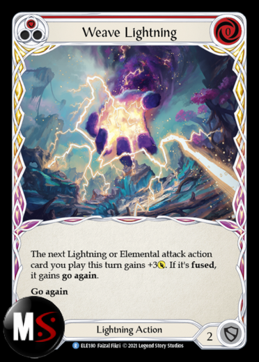 WEAVE LIGHTNING - RED WEAVE LIGHTNING - RED