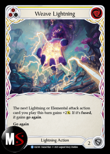WEAVE LIGHTNING - YELLOW WEAVE LIGHTNING - YELLOW