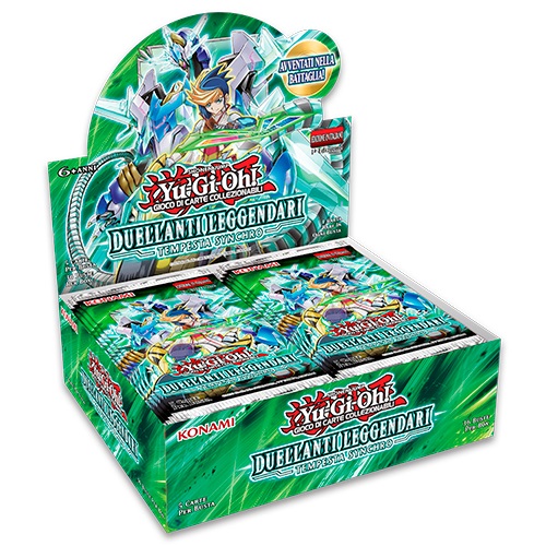 DUELLANTI LEGGENDARI: TEMPESTA SYNCHRO - MEZZO BOX 18 BUSTE ITA DUELLANTI LEGGENDARI: TEMPESTA SYNCHRO - MEZZO BOX 18 BUSTE ITA