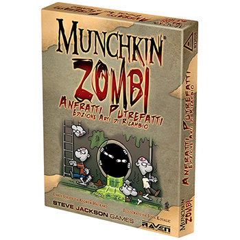 MUNCHKIN ZOMBI ANFRATTI PUTREFATTI ED ARTI DI RICAMBIO - SCATOLA SCOLORITA